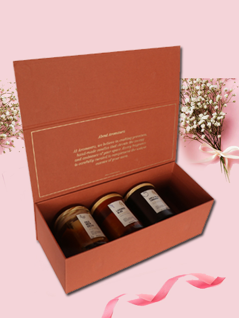 Luxury Candles Pack of 3 (Lavender bliss / Apple Pie & Cinnamon / Cold Brew Coffee, 42 hrs, 150 gm