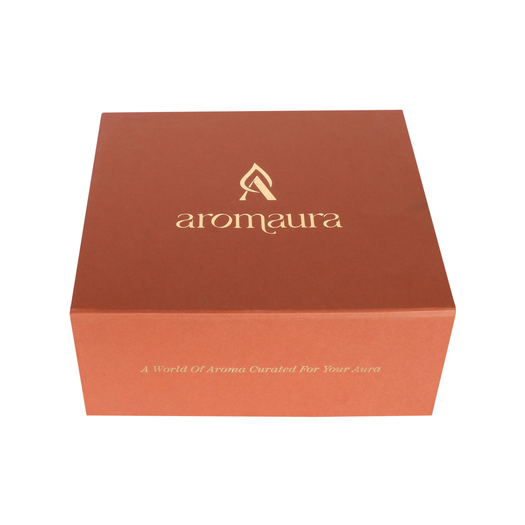 Scented Tomb Lid Jar Candle, (Apple + Oud) Big -250 gm wax 90 hrs, Small-180 gm, 50 hrs - Image 3