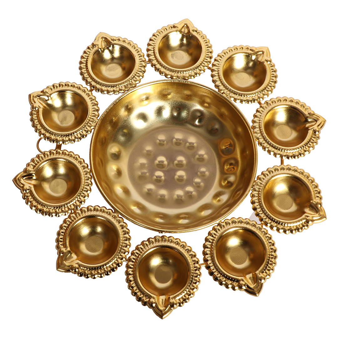 Gifting Diya Bowl for Floating Flowers & Tea Light Candles - Image 2