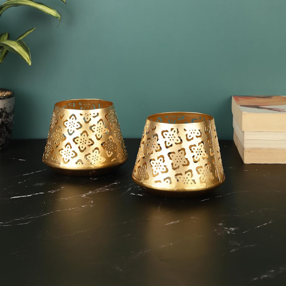 Decorative Metal Tealight Candle Holder - Image 5